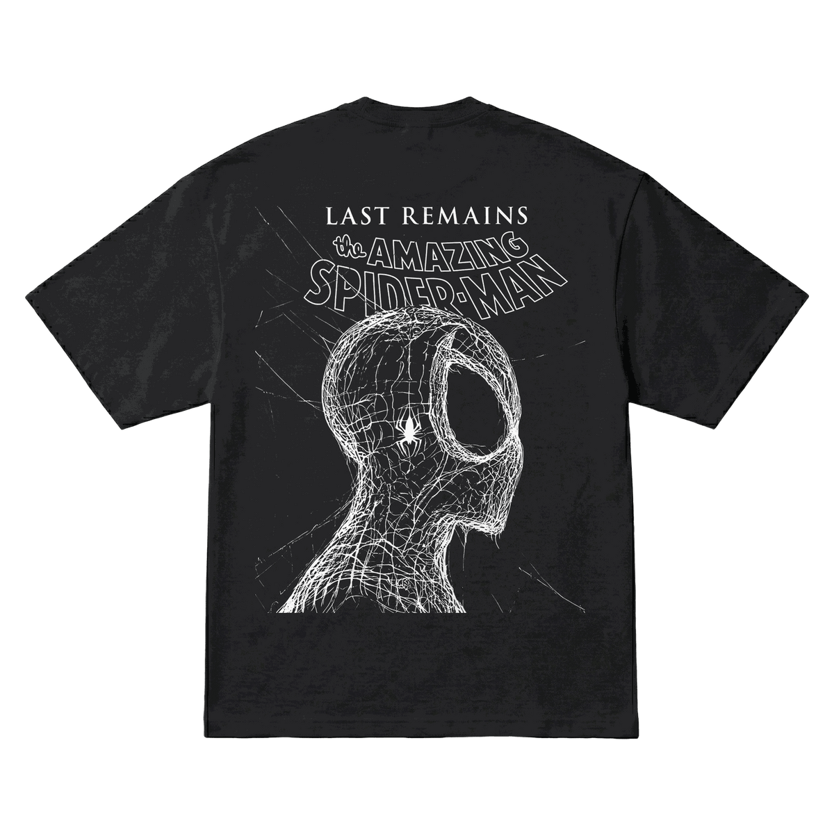 Playera Spider-Man Last Remains Oversize Black