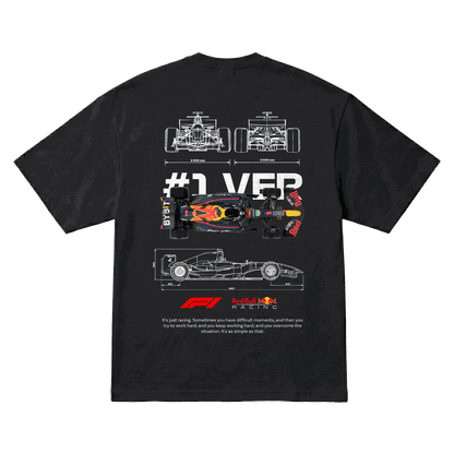 Playera Max Verstappen #1 Oversize Black