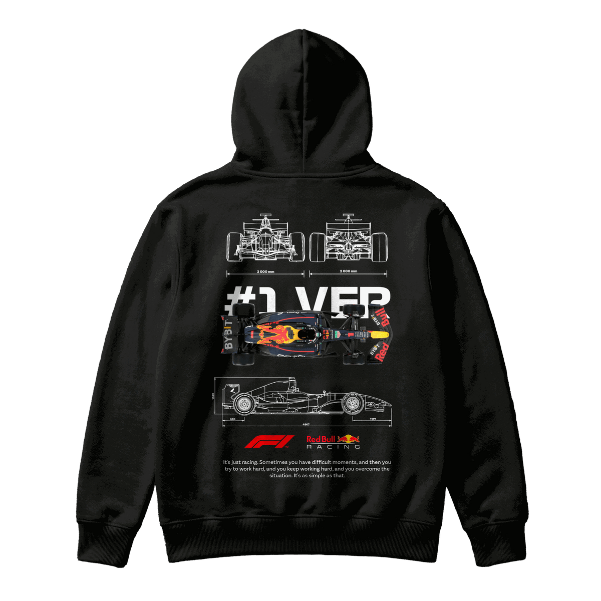 Sudadera Max Verstappen #1 Black