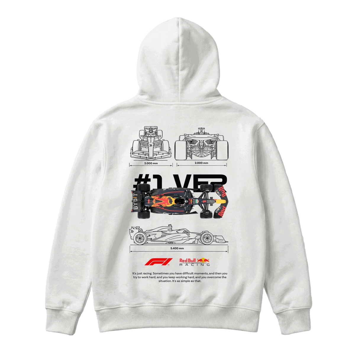 Sudadera Max Verstappen #1 White